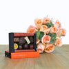 12 Rosas Rosadas con caja de 8 Bombones - Firenze Rose™