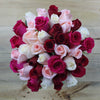 Ramo de Rosas Rojas, Rosadas, Blancas y Fucsias - Firenze Rose™