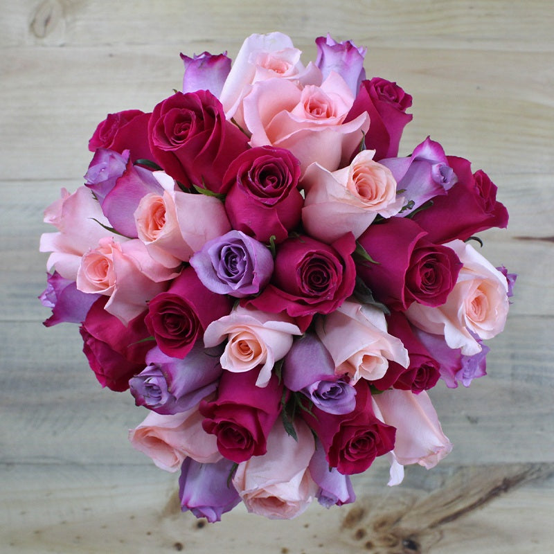 Ramo Rosas y Liliums - Flores Queen Santiago