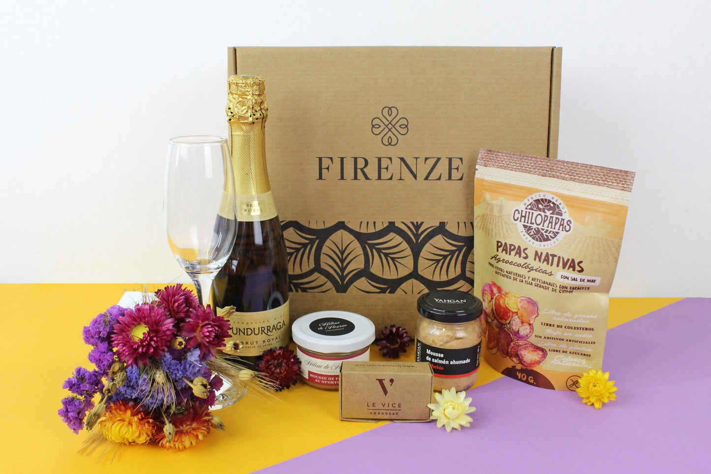 Caja de Regalos individual con Espumante Firenze Rose™