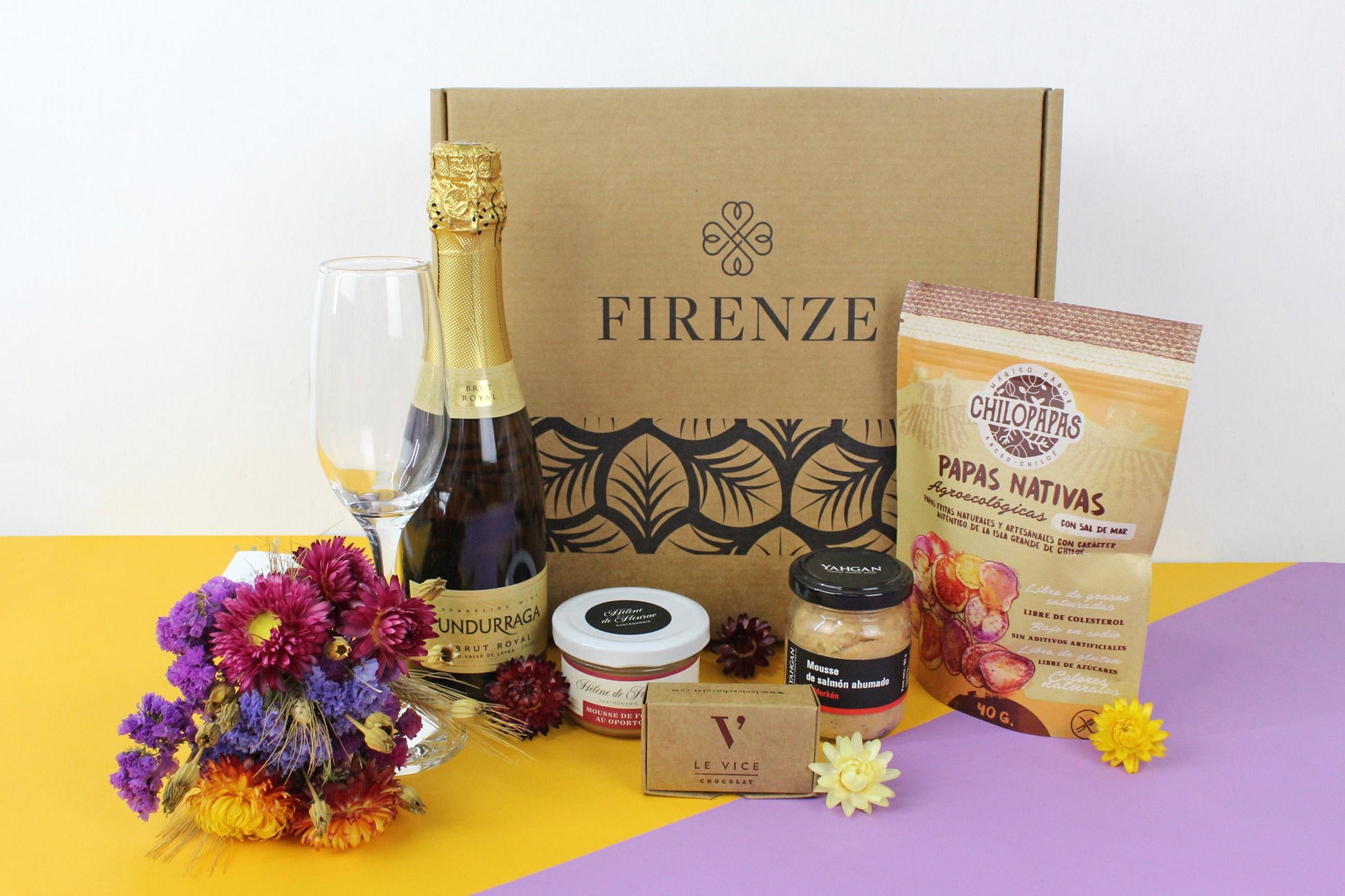 Caja de Regalos individual con Espumante Firenze Rose™
