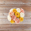 Ramo de Rosas Blancas, Amarillas y Rosadas - Firenze Rose™