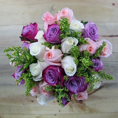 Ramo de Rosas Pastel Multicolor - Firenze Rose™