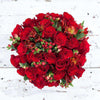 Ramo de Rosas Rojas con Hipericum - Firenze Rose™